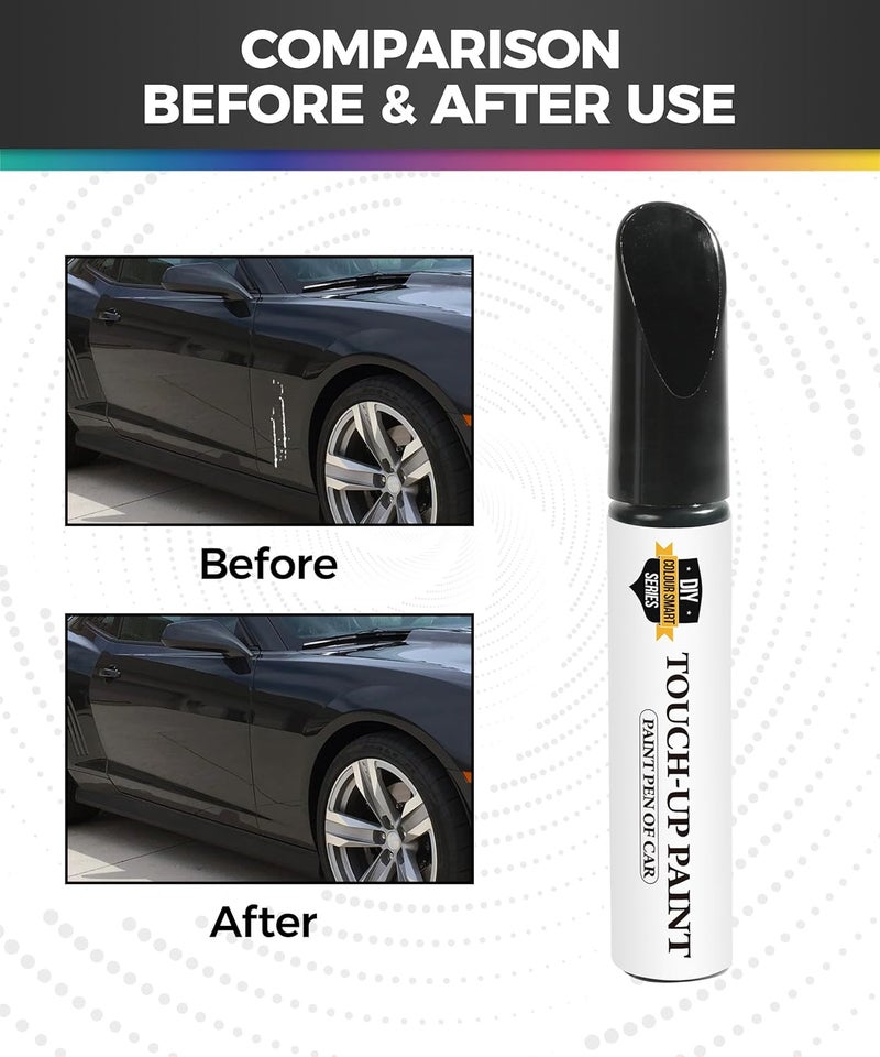 UBOG Car Paint Scratch Repair,Touch Up Paint for Cars,Touch Up Paint Pen,Car Accessories Car Scratch Repair,Car Touch Up Paint,Car Scratch Remover Pen,Car Paint Pen for Erase Car Scratches (Black) - Image 2